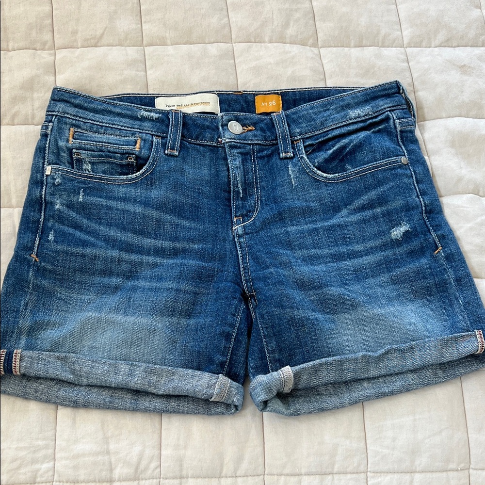 Pilcro Blue Jean Shorts